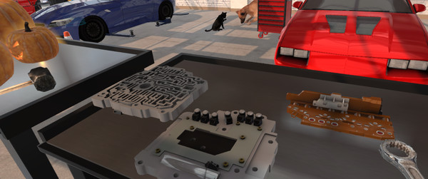 Скриншот из Basic Car Repair Garage VR