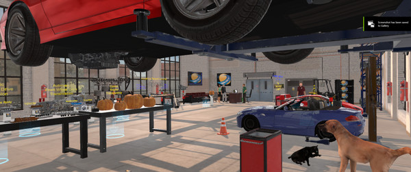 Скриншот из Basic Car Repair Garage VR