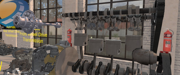 Скриншот из Basic Car Repair Garage VR