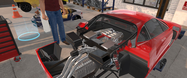 Скриншот из Basic Car Repair Garage VR