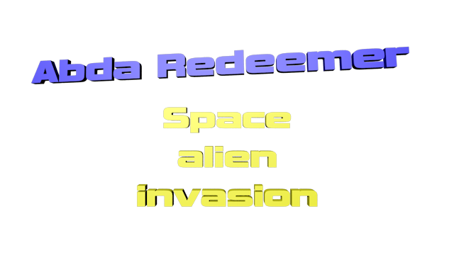 Abda Redeemer: Space alien invasion Logo