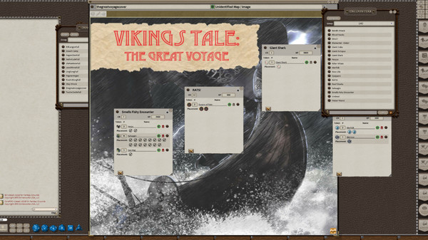 Скриншот из Fantasy Grounds - Vikings Tale: The Great Voyage (5E)