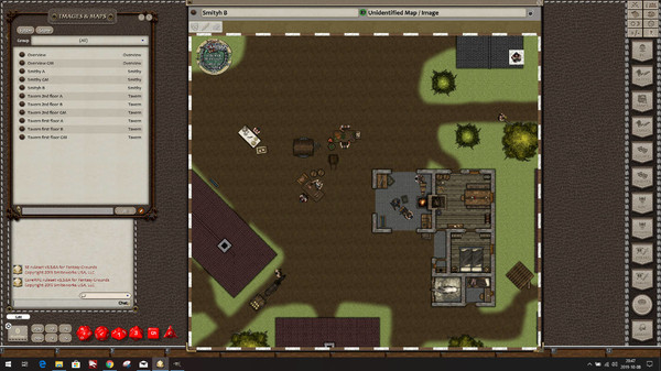 Скриншот из Fantasy Grounds - Forest Tavern (Map Pack)