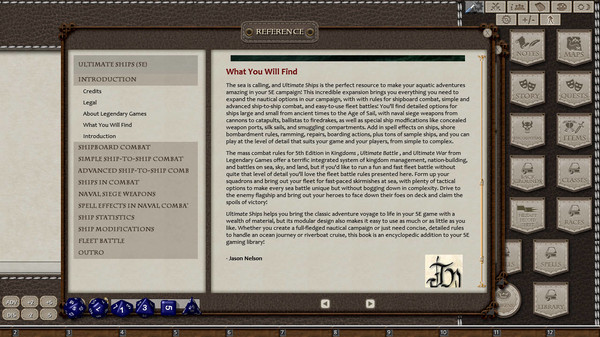 Скриншот из Fantasy Grounds - Ultimate Ships (5E)