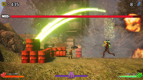 Скриншот из Kamodo Steve: Janitor on Fire!