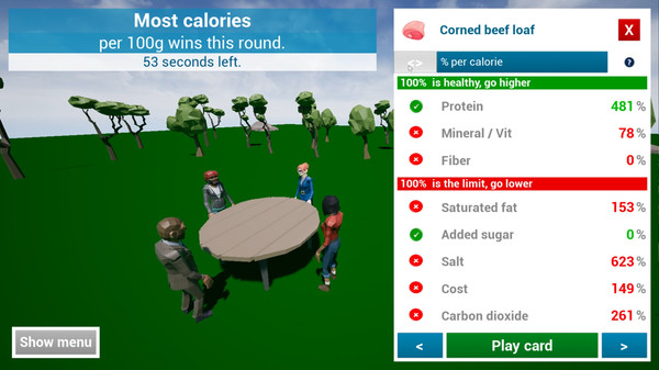 Скриншот из FIT Food