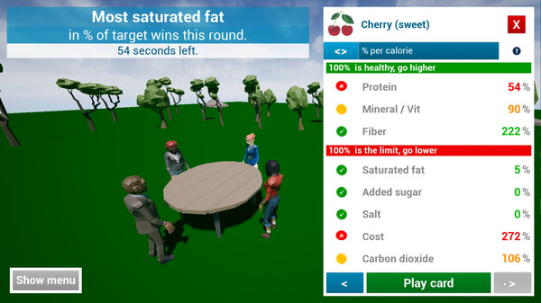 Скриншот из FIT Food