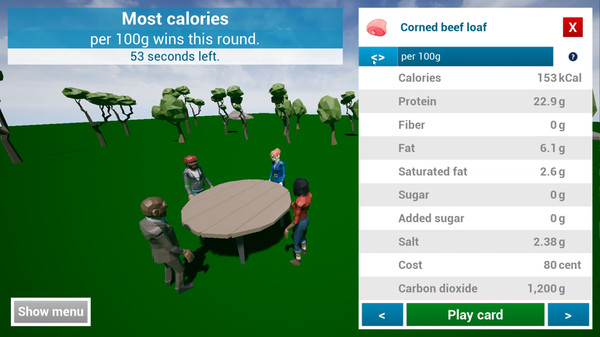 Скриншот из FIT Food
