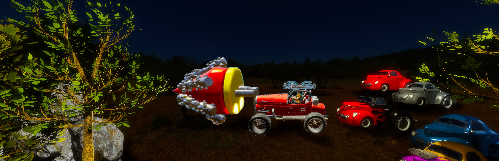 Race! Make 'm finish...