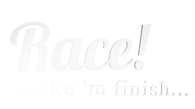 Race! Make 'm finish... Logo