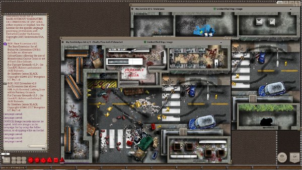 Скриншот из Fantasy Grounds - Meanders Map Pack Zombie Apocalypse (Map Pack)