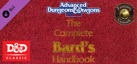 Fantasy Grounds - D&D Classics: PHBR7 The Complete Bard's Handbook (2E)