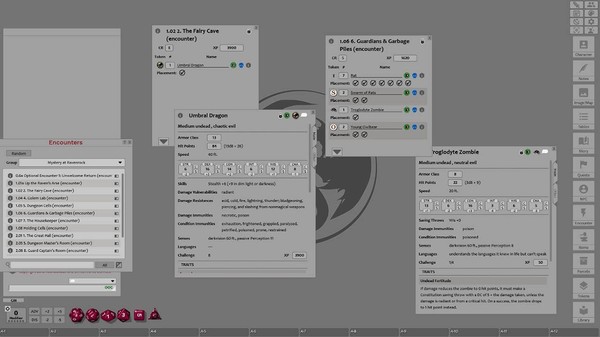 Скриншот из Fantasy Grounds - Mystery at Ravenrock (5E)
