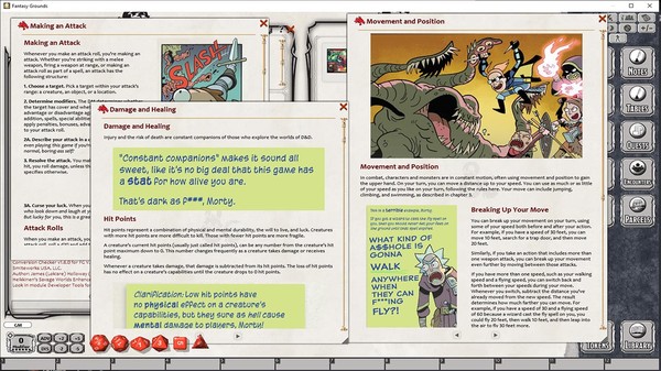Скриншот из Fantasy Grounds - Dungeons & Dragons vs Rick and Morty