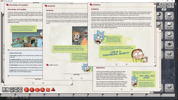 Скриншот из Fantasy Grounds - Dungeons & Dragons vs Rick and Morty
