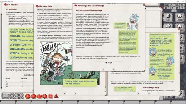 Скриншот из Fantasy Grounds - Dungeons & Dragons vs Rick and Morty