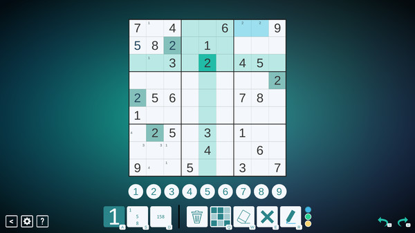 Скриншот из Classic Sudoku