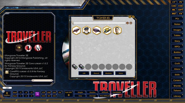 Скриншот из Fantasy Grounds - Reach Adventure 3: The Calixcuel Incident (MGT2)