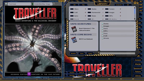 Скриншот из Fantasy Grounds - Reach Adventure 3: The Calixcuel Incident (MGT2)