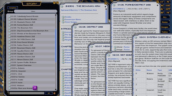 Скриншот из Fantasy Grounds - Spinward Marches 1: The Bowman Arm (MGT2)