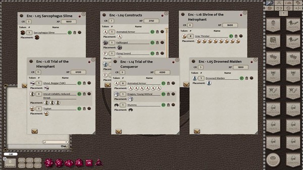Скриншот из Fantasy Grounds - Necropolis of the Mailed Fist (5E)