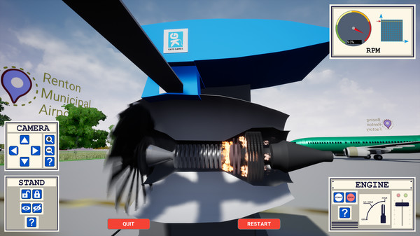 Скриншот из MCAS Simulation