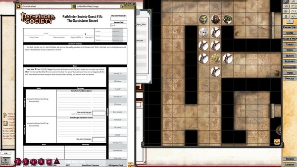 Скриншот из Fantasy Grounds - Pathfinder 2 RPG - Pathfinder Society Quest #1: The Sandstone Secret (PFRPG2)