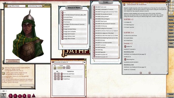 Скриншот из Fantasy Grounds - Pathfinder 2 RPG - Pathfinder Society Quest #1: The Sandstone Secret (PFRPG2)
