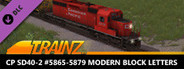 Trainz 2019 DLC - CP SD40-2 #5865-5879 Modern Block Letters
