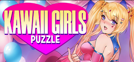 Kawaii girls puzzle cover art