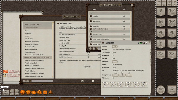 Скриншот из Fantasy Grounds - Dungeon Crawl Classics Horror #5: Creep, Skrag, Creep! (DCC)