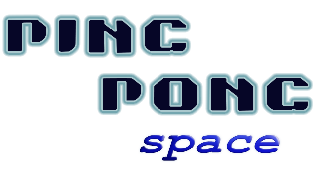 Ping Pong Space - Retro Tennis Logo