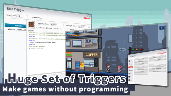 iFAction Game Makerfor windows and Linux 1