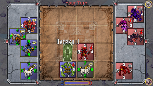 Скриншот из Trial of the Gods: Siralim CCG