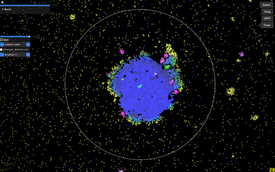 Скриншот из Space Simulation Toolkit