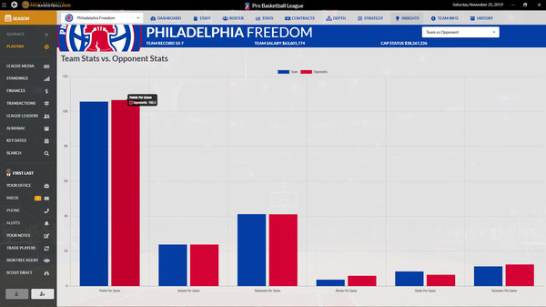 Скриншот из Draft Day Sports: Pro Basketball 2020