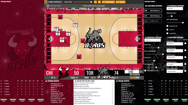 Скриншот из Draft Day Sports: Pro Basketball 2020