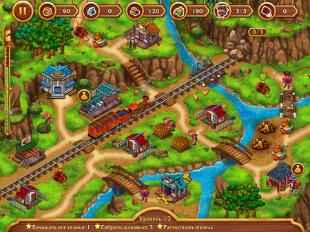 Скриншот из Golden Rails: Tales of the Wild West