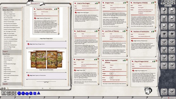 Скриншот из Fantasy Grounds - Legendary Dragons (5E)
