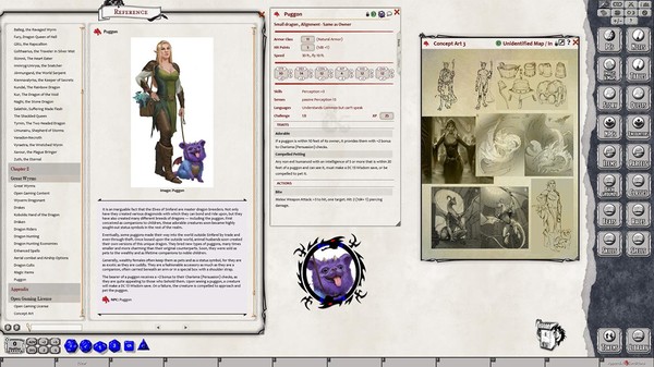Скриншот из Fantasy Grounds - Legendary Dragons (5E)