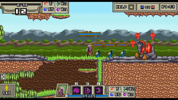 Скриншот из League of Pixels