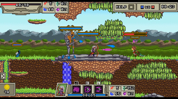 Скриншот из League of Pixels