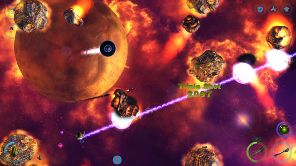 Скриншот из Galactic Asteroids Patrol