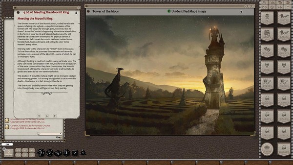 Скриншот из Fantasy Grounds - Courts of the Shadow Fey (5E)