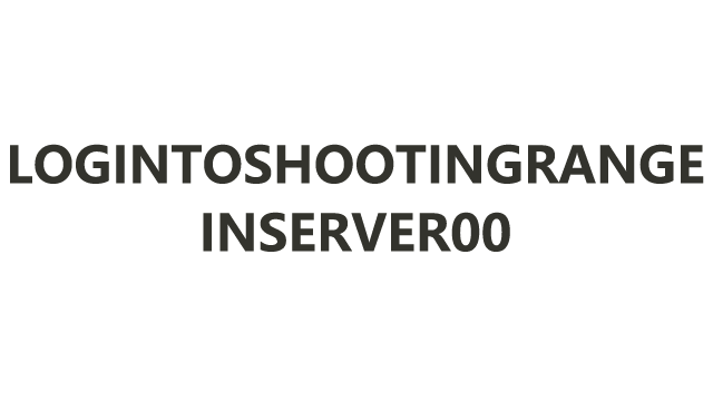 LoginToShootingRangeInServer00 VR Logo