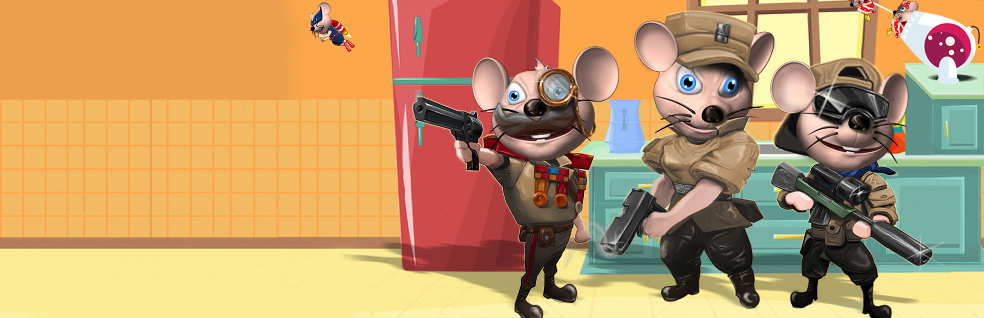 Mouse Mayhem Shooting & Racing