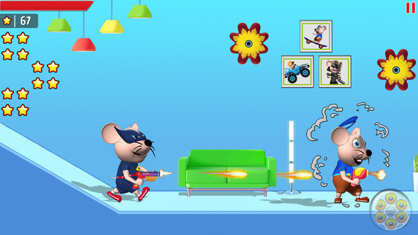 Скриншот из Mouse Mayhem Shooting & Racing