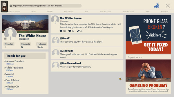 Скриншот из I Am Your President: Prologue