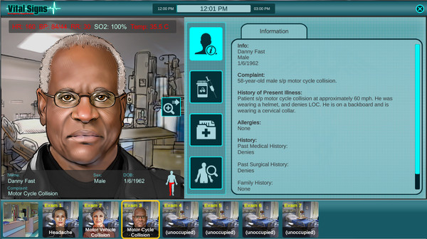 Скриншот из Vital Signs: ED - Older Adult Cases Package