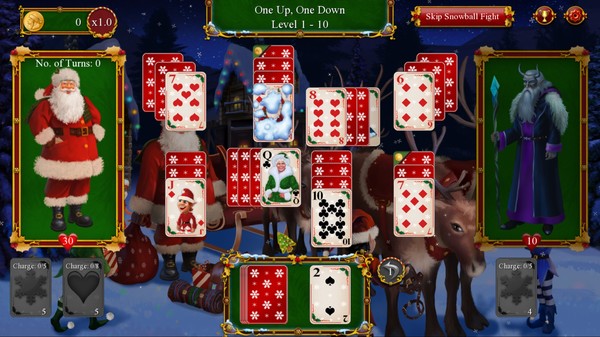 Скриншот из Santa's Christmas Solitaire 2